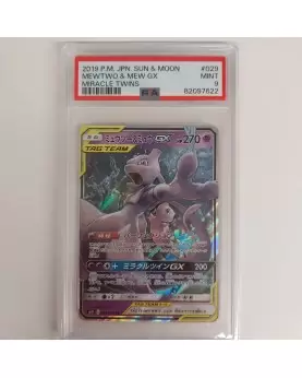 Pokemon PSA 9 Miracle Twins - Mewtwo e Mew...