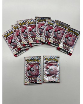 10x Pokemon S&V 151 Bustina...
