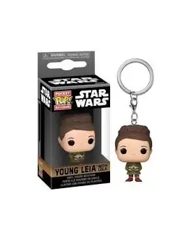 Star Wars - Young Leia - Funko Pop Portachiavi