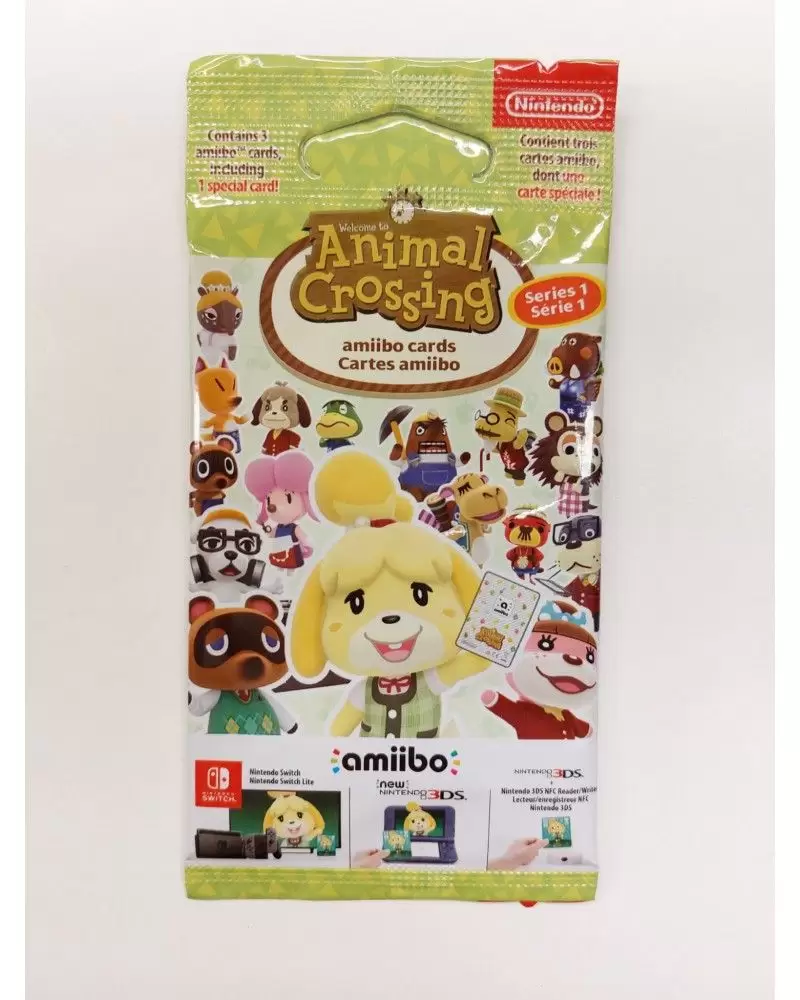 Carte Amiibo Serie 1 Animal Crossing - Bustina Singola