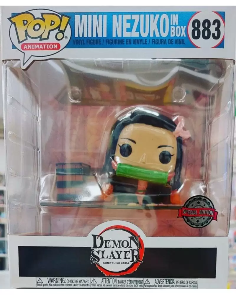 FUNKO POP! ANIMATION: DEMON SLAYER - MINI NEZUKO KAMADO IN BOX 883 (6pulgadas) #funkopop #nezuko