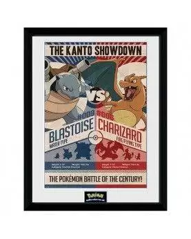 POKEMON Framed poster Red V Blue