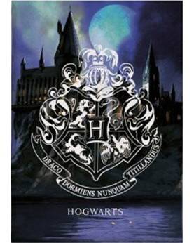 Coperta in Pile Harry Potter Hogwarts Night