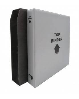 TOP BINDER Copertina grigia + Custodia nera