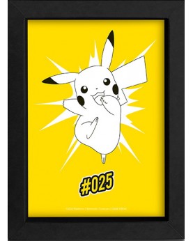 Pokemon: Pikachu Stampa In Cornice 15x20Cm